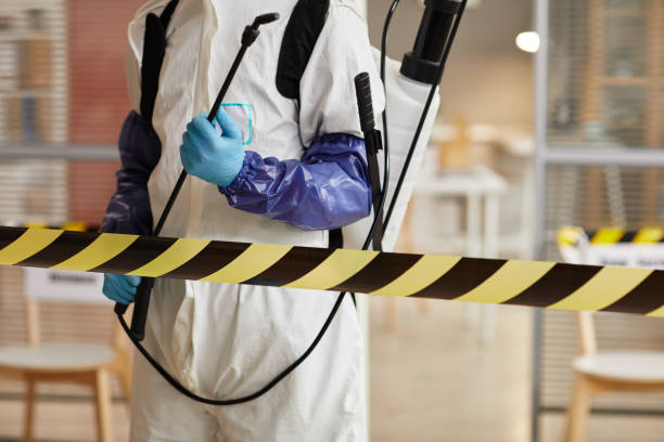 Professional Sewage Cleanup technician working in Olympia, SC